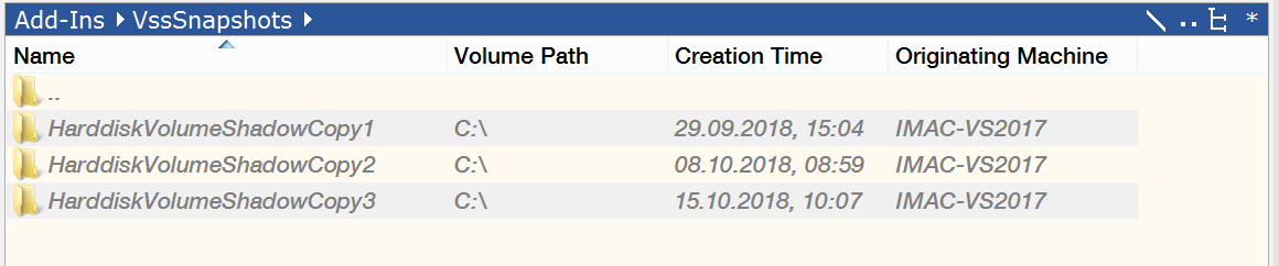 Access System Restore Points